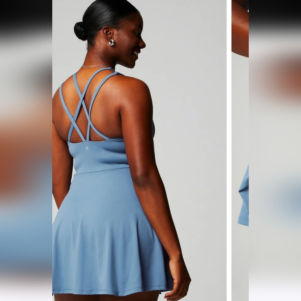 Fabletics Light Blue Boost Performance Sleeveless… - image 2